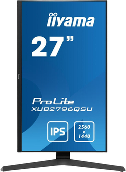 Монитор Iiyama 27;; XUB2796QSU-B1 2560x1440 IPS WLED 75Гц 1ms FreeSync HDMI DisplayPort