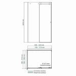 Душевой уголок WasserKRAFT Vils 56R10 120х100 стекло прозрачное/профиль серебро