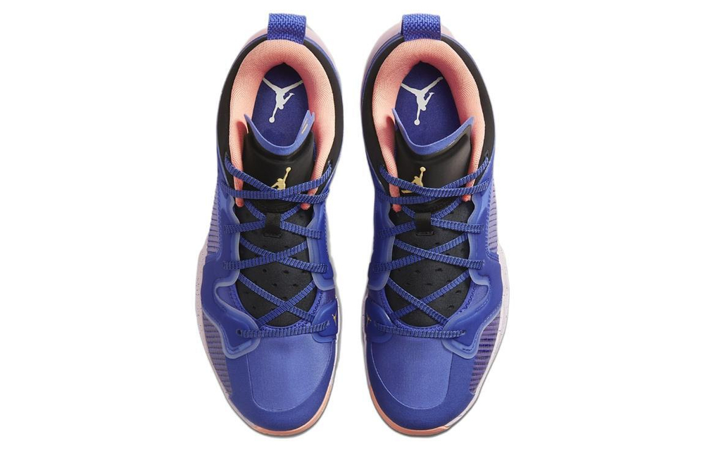 Jordan Air Jordan 37 Low "Lapis" PF shock absorption non-slip low-cut actual combat basketball shoes blue domestic version