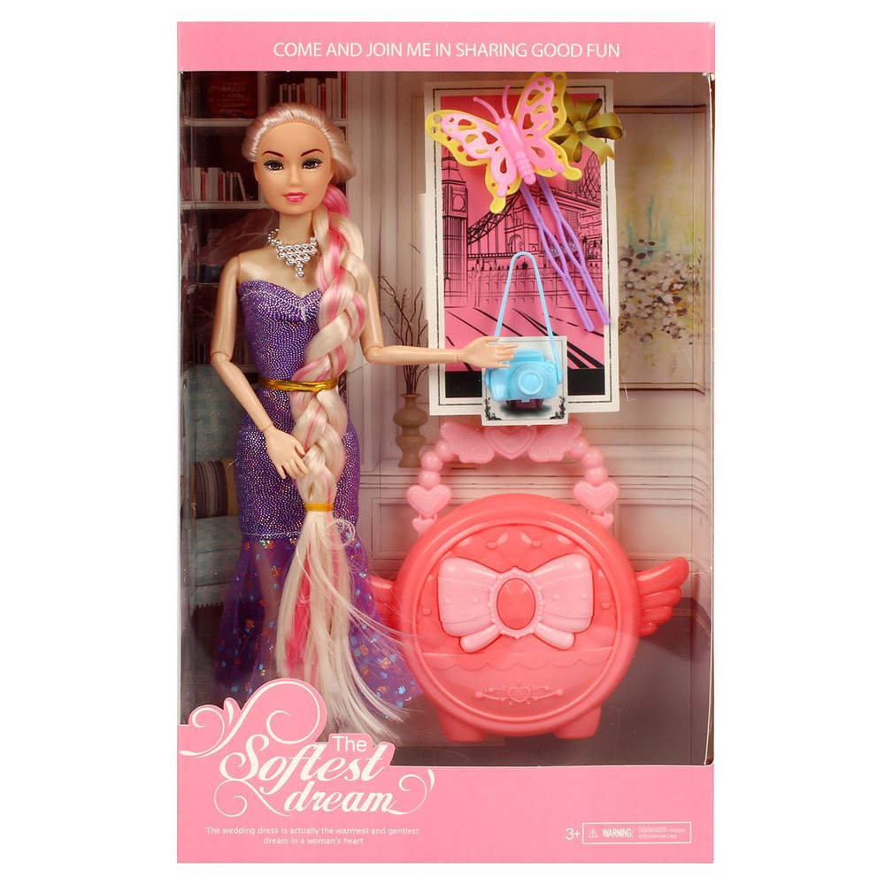 Кукла тип Модель с аксессуарами, коробка PZ020C2