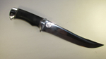 Нож кованый НС-13А Пара волков (40Х10С2М) гравировка, алюминиевые вставки (Златоуст)