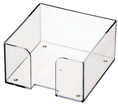 Пластбокс для бумажного блока прозрачный (Стамм)