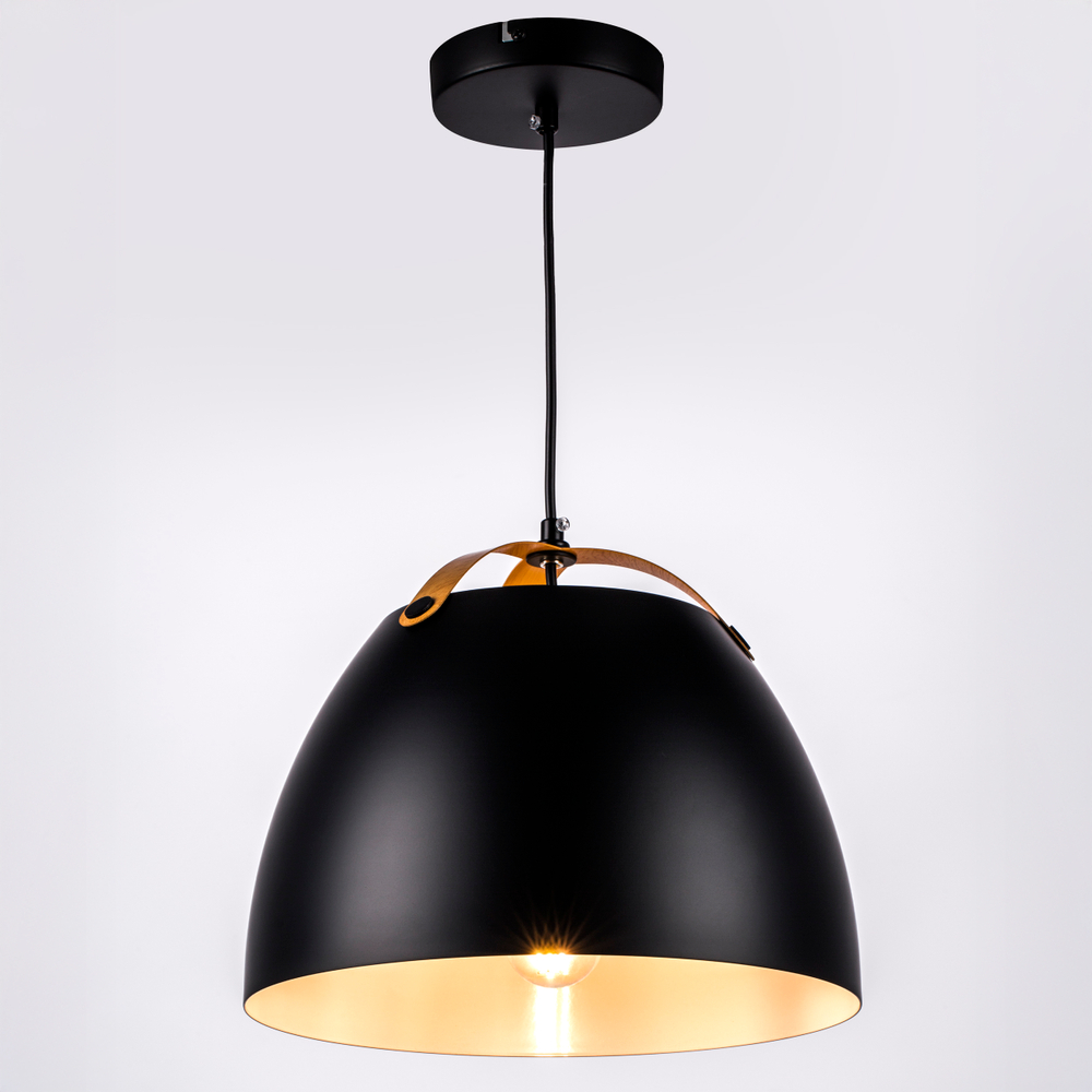 765047 Люстра LOFT 1х20W E27 ЧЕРНЫЙ IP20