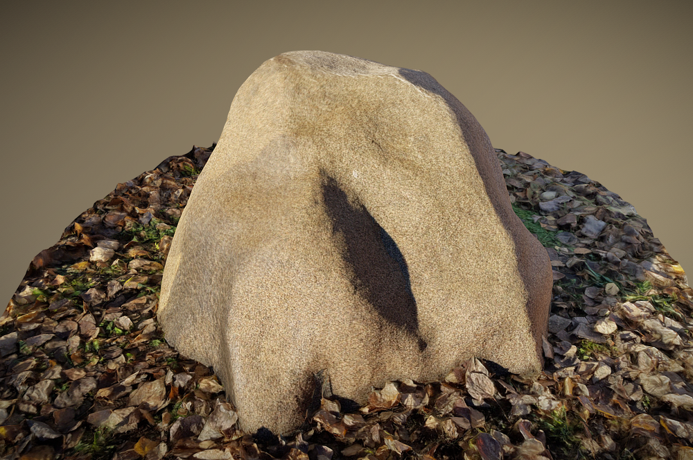 Декоративная крышка на люк камень D80/50 - Коричневый