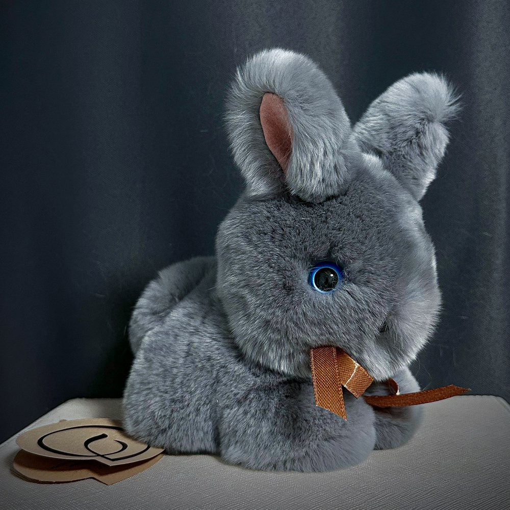 Кролик Тоша маленький (светлый графит)