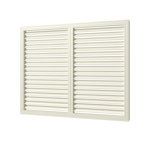 Решетка вентиляционная ПВХ для радиатора Era П6090Р 600х900 мм слоновая кость