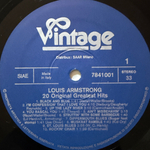 Louis Armstrong ‎– 20 Original Greatest Hits (Италия 1980г.) Т