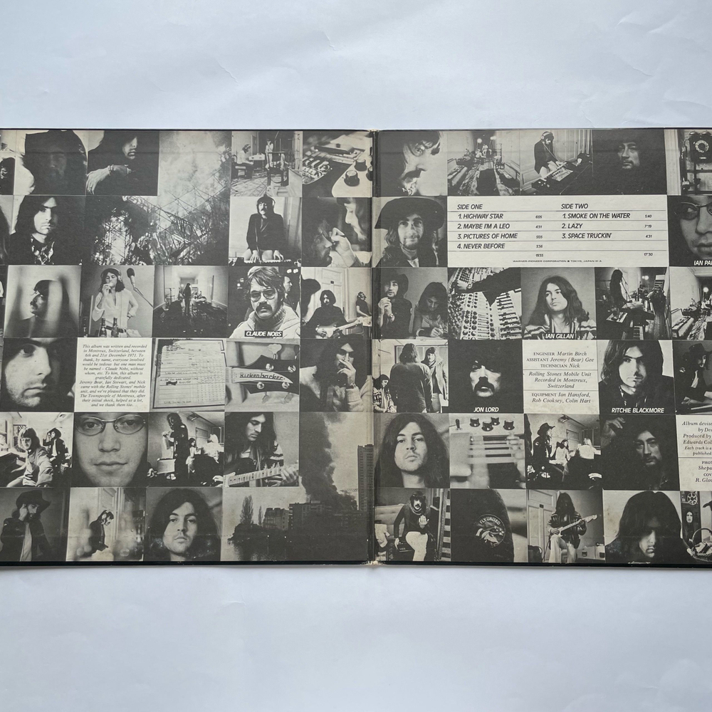 Винтажная виниловая пластинка LP Deep Purple Machine Head (Япония 1979) (Без Оби)