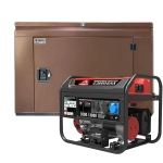 Генератор бензиновый SUNREKA G3500EAX с кожухом Geon 1400SS RAL 8017
