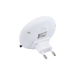 DTL-303-Круг-White-3Led-0.5W Светильник-ночник. Блистерная упаковка.