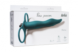 Вибронасадка для двойного проникновения Pure Passion Flirtini Green