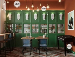 Карниз под скрытое освещение 85х55х2000мм. Экополимер потолочный плинтус Cosca KX045