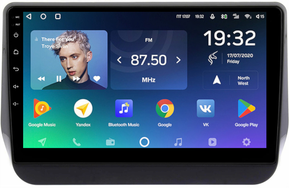 Магнитола для Hyundai H1, Grand Starex, 2018-2022 (ШГУ цветной) - Teyes SPRO+ монитор 9" IPS на Android 10, ТОП процессор, 4Гб+32Гб, 4G SIM-слот