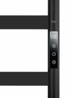Полотенцесушитель электрический напольный WONZON & WOGHAND ESSEN WW-A406-MB черный матовый