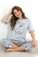 Пижама Джули-2 Виотекс СЕРЫЙ