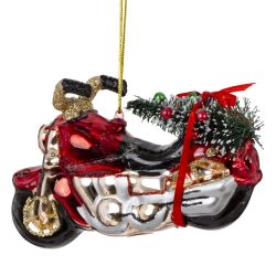 GAEM Украшение новогоднее "Мотоцикл", L12 W3 H7 см