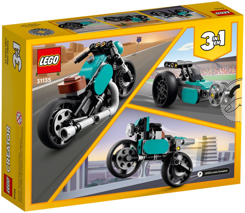 Конструктор LEGO Creator 31135 Винтажный мотоцикл