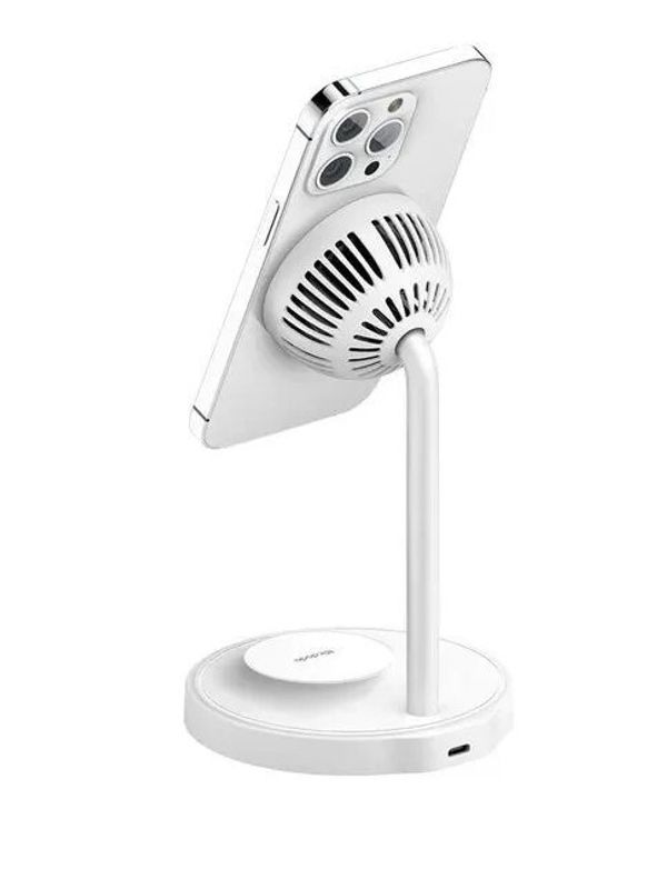 Mcdodo Беспроводное зарядное устройство MagSafe 15W 2 in 1 для iPhone 12/13/14/15 и наушников AirPods / Белый CH-2150