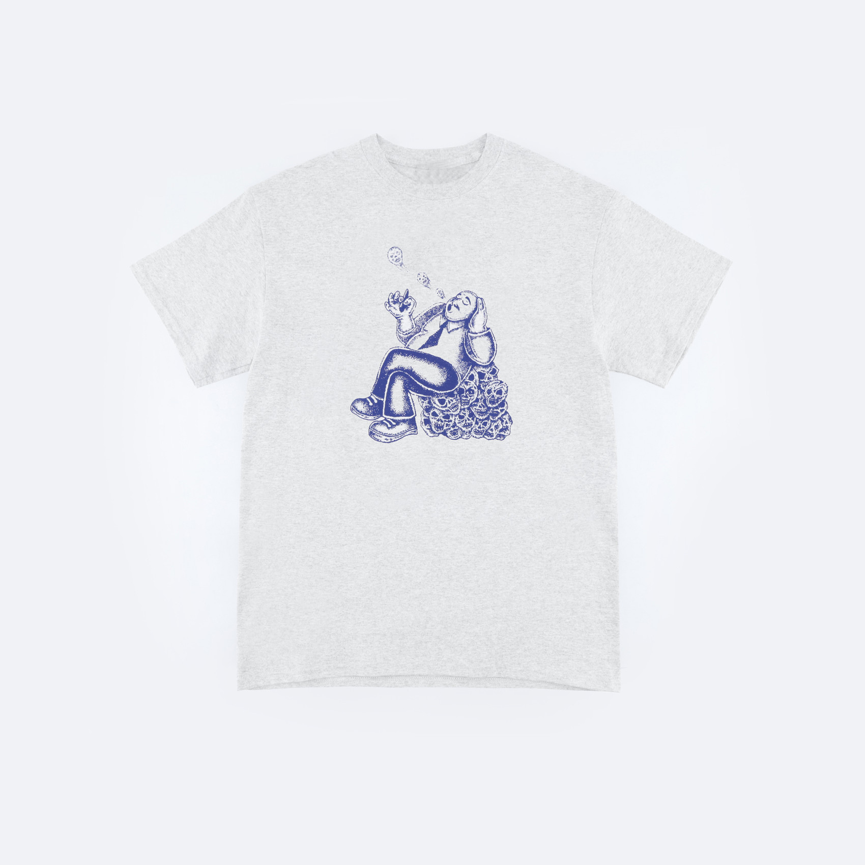 Футболка Baker Skullbreak Tee (ash grey) артикул: - купить в магазине Дайс