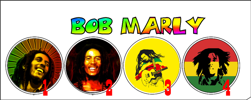 Значок Bob Marley 36 мм ( в ассортименте )