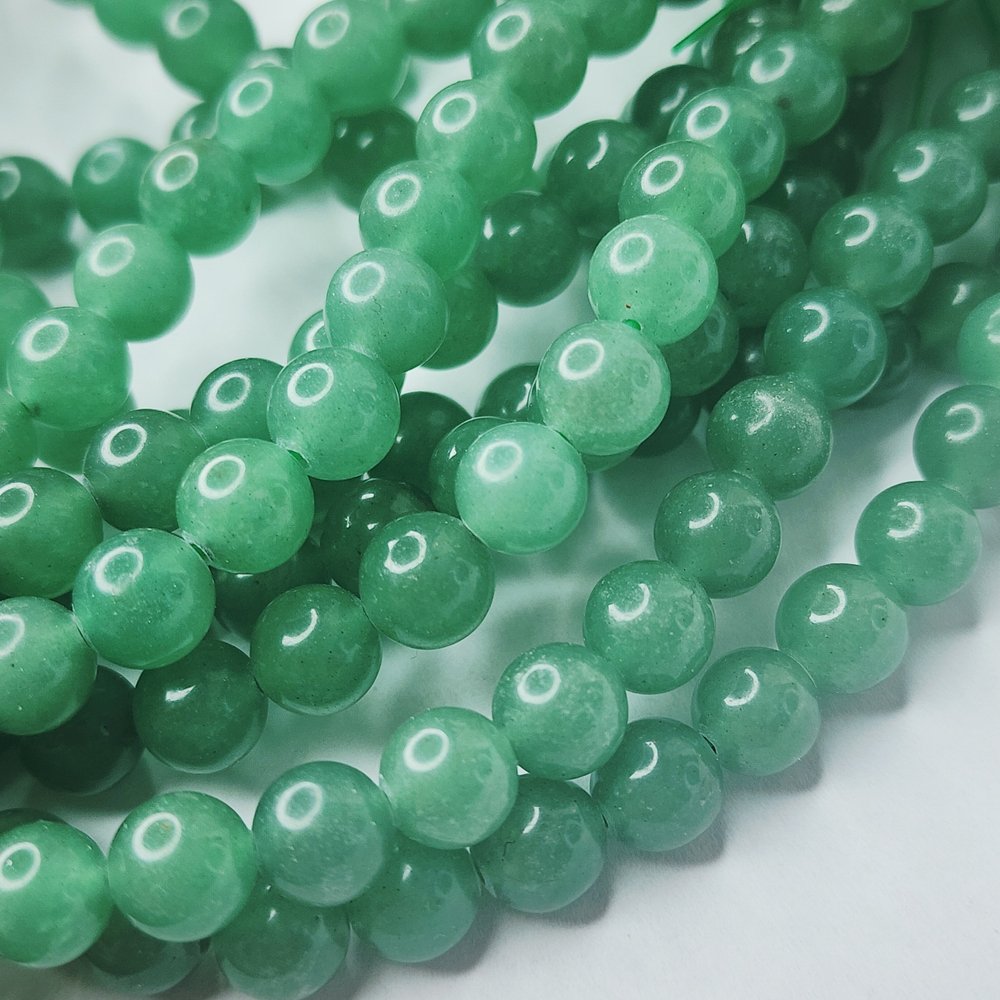 Авантюрин природный, гладкий шар, р-р 8мм