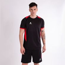 Форма волейб. муж. +ADRENALINA Tommy 1303-040-XL, р.XL, 100% полиэстер, черно-красный