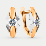 Серьги женские с фианитами