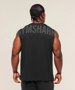 Майка GYMSHARK Power Cut Off Tank Blackout