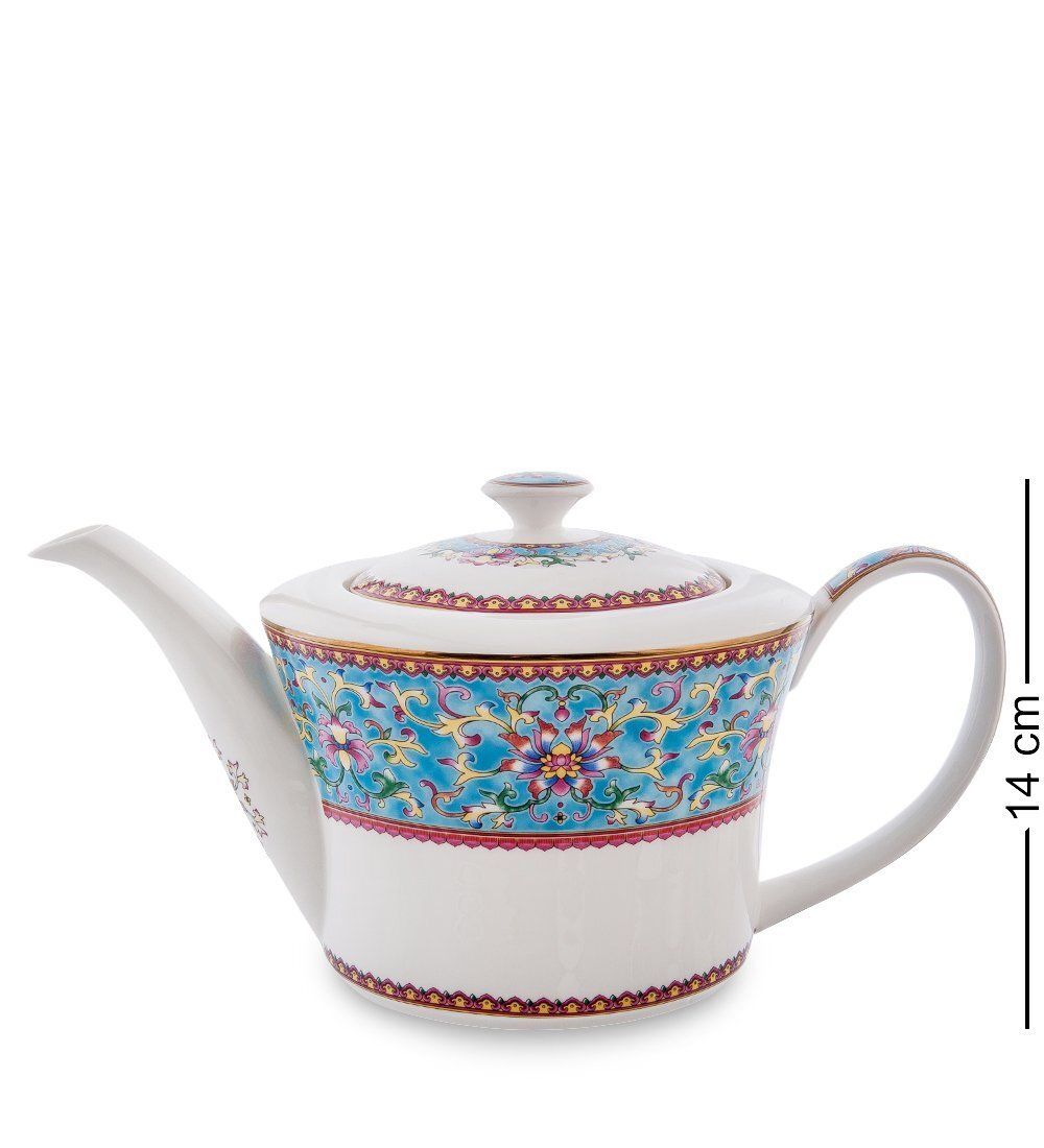 Pavone JK-172 Чайный сервиз 15 пр. на 6 перс. «Арабески» (Arabesca Blue  )