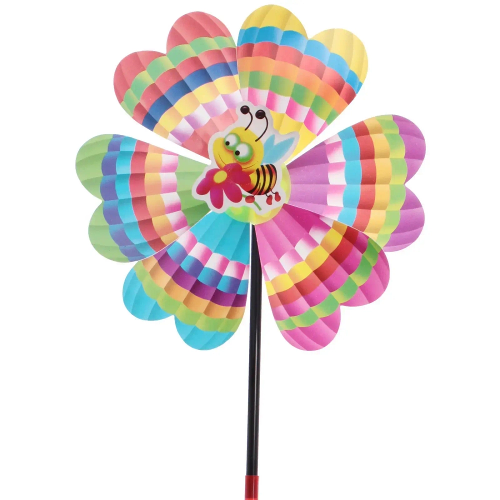 Ветрячок «Сказочный цветок» d-22 см, 49 см в ассортименте