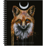 Тетрадь общая 96 листов на металлическом гребне "Lunar dark Animals"