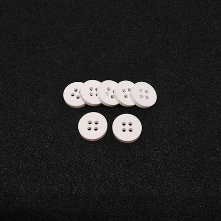 Т85 декор пришив.элемент, 11 мм, цв.белый