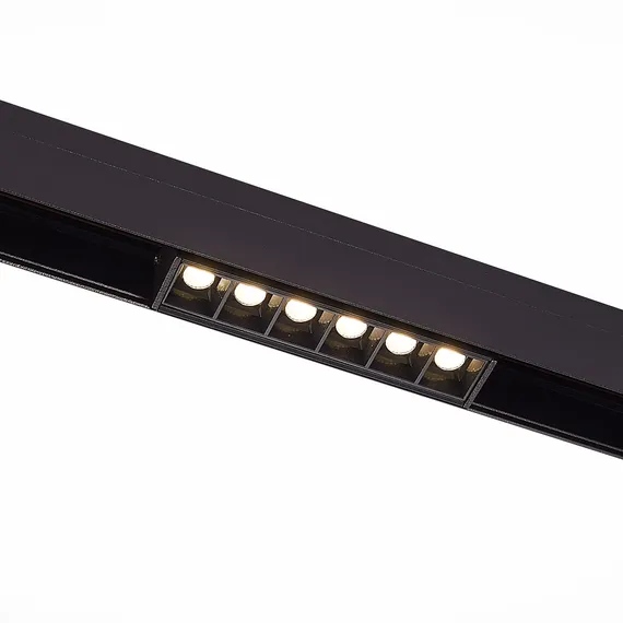 ST361.436.06 Магнитный трековый светильник Черный LED 1*6W 3000K 532Lm Ra>90 36° IP20 L115xW22xH44 4 СКАЙЛАЙН 48V