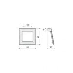 Ручка-скоба 32мм, отделка никель матовый