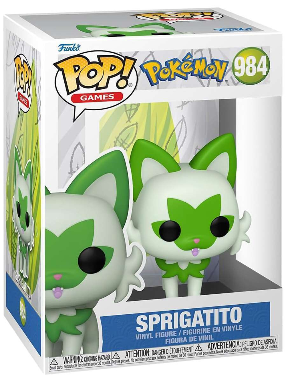 Фигурка Funko POP! Games Pokemon Sprigatito (EMEA) (984) 75191
