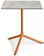 Стол ламинированный обеденный складной Scab Design Tripe Maxi Folding, терракотовый, каменный