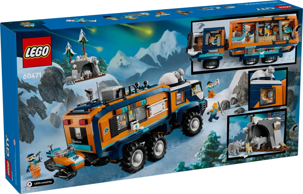 Конструктор LEGO City 60471 Грузовик для научной лаборатории Arctic Explorer