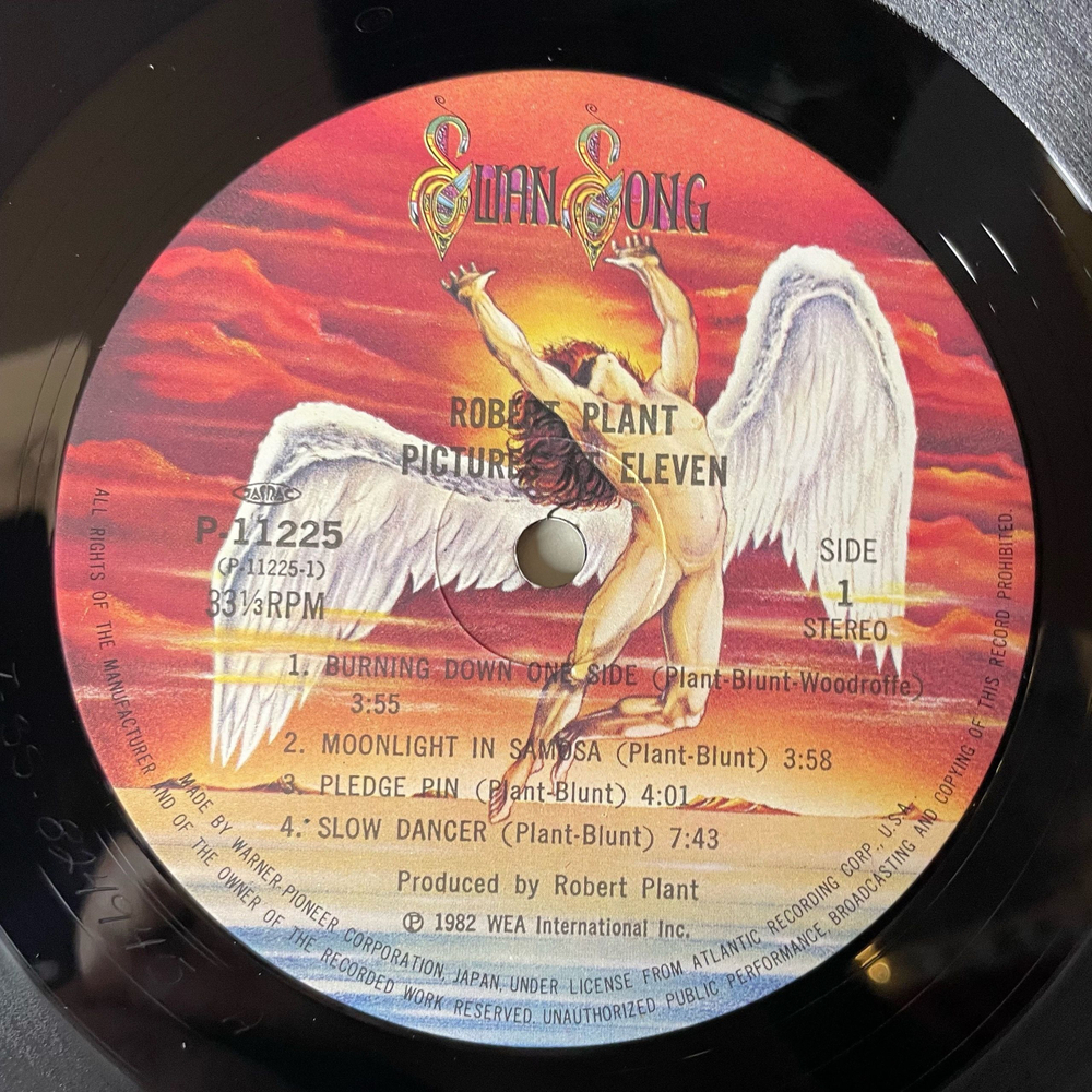 Винтажная виниловая пластинка LP Robert Plant Pictures At Eleven (Япония 1982) (Без Оби) Moonlight In Samosa