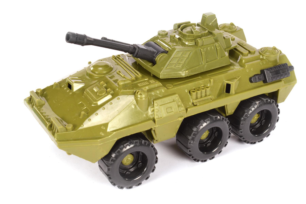 Пластмассовая игрушка "БТР солдат набор" упакет пвх.пакет