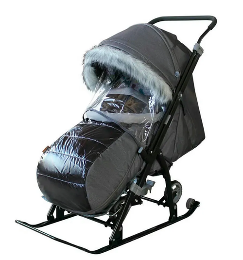 Санки Коляска GALAXY NOVA серебро