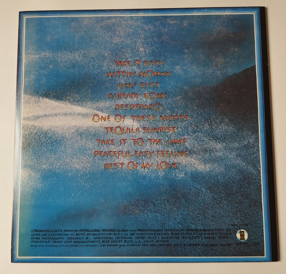 Винтажная виниловая пластинка LP Eagles Their Greatest Hits 1971 1975 (EU 2020)