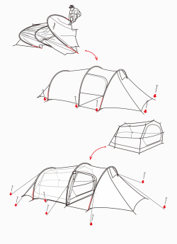 ПАЛАТКА NATUREHIKE OPALUS NH17L001-L
