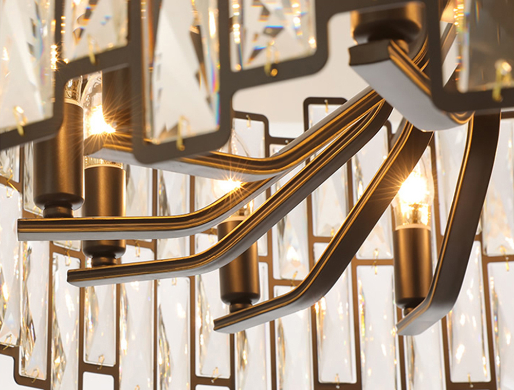 Люстра D8524P/S black/clear