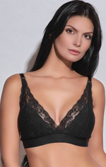 Легкий бескаркасный бюстгальтер Liza (Размер: L) (Цвет: черный)