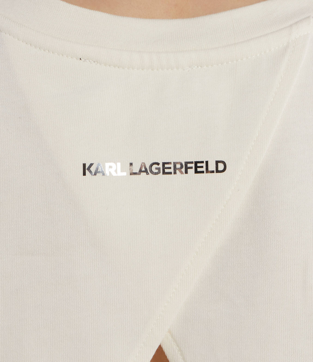 Футболка Karl Lagerfeld Kids - белый(Z30115)