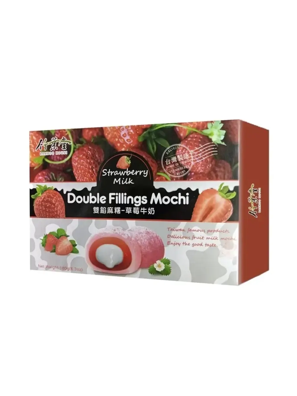 Моти Bamboo House с молочным пудингом и со вкусом Клубники