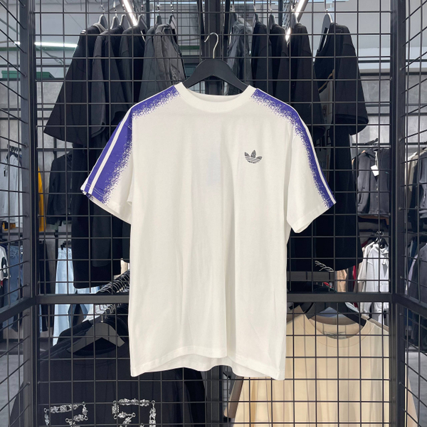 Футболка Adidas logo white/purple
