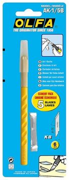 OLFA с перовым лезвием 6 мм, нож (OL-AK-1/5B)