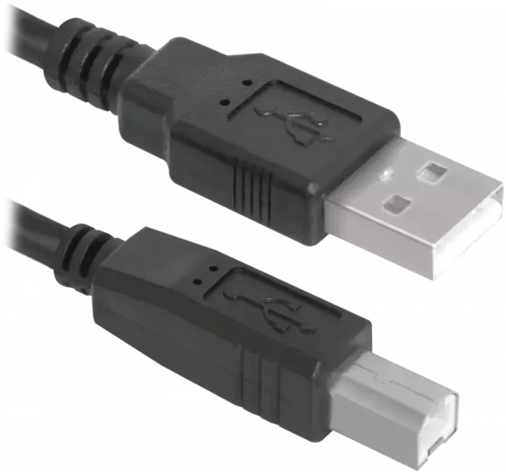 Кабель Defender USB04-17 USB 2.0, AM-BM 5м, BULK (пл. пакет)