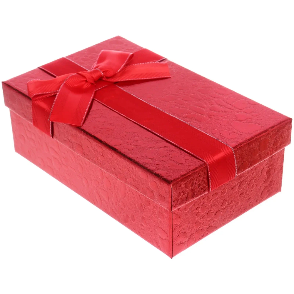 Коробка подарочная «Изысканность» 19*12*6.5 см, Красный